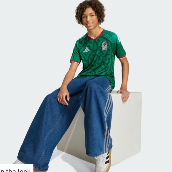 adidas Men's Green Soccer Polo with Red and White Trim - Picture 16 of 16